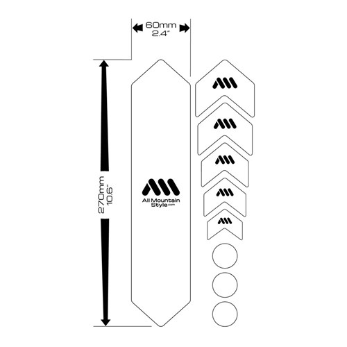 ALL MOUNTAIN STYLE AMS BASIC FRAME PROTECTION WRAP CAMO