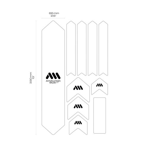 ALL MOUNTAIN STYLE AMS XL EXTRA FRAME PROTECTION WRAP CLEAR / WOLF