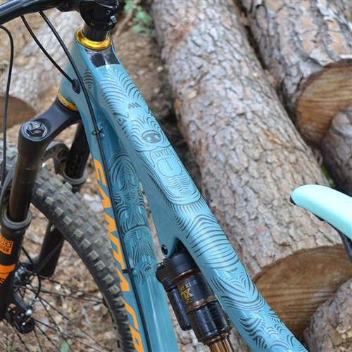 ALL MOUNTAIN STYLE AMS XL EXTRA FRAME PROTECTION WRAP CLEAR / WOLF