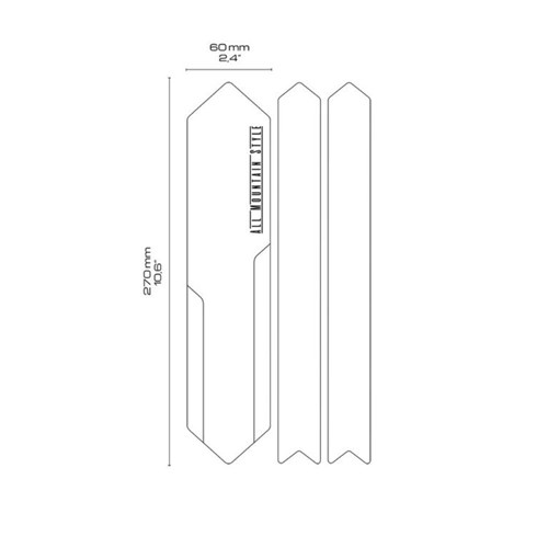 ALL MOUNTAIN STYLE AMS CHAIN GUARD MAZE / BLACK