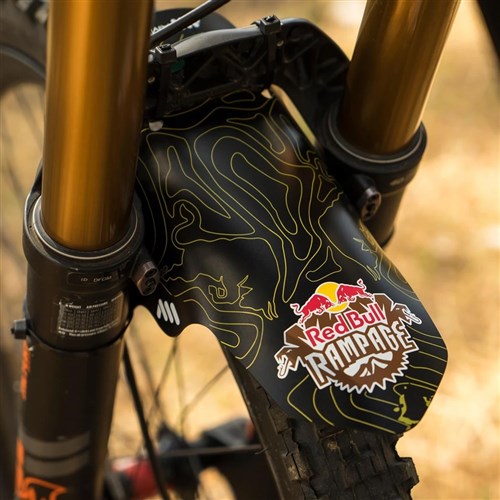 ALL MOUNTAIN STYLE AMS MUD GUARD RED BULL RAMPAGE YELLOW