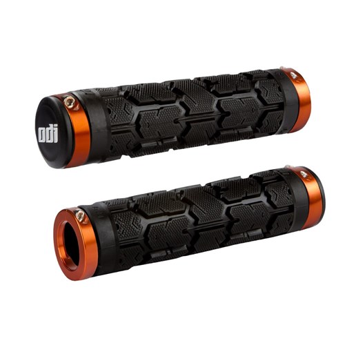 ODI MTB ROGUE LOCK ON GRIP BLACK / ORANGE CLAMP