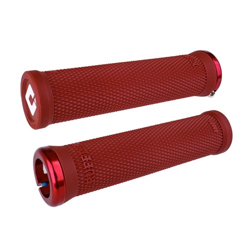 ODI MTB BMX RUFFIAN V2.1 LOCK ON GRIP 135MM DARK RED