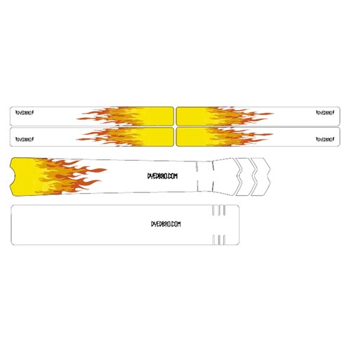 DYEDBRO FRAME PROTECTION WRAP FLAMES