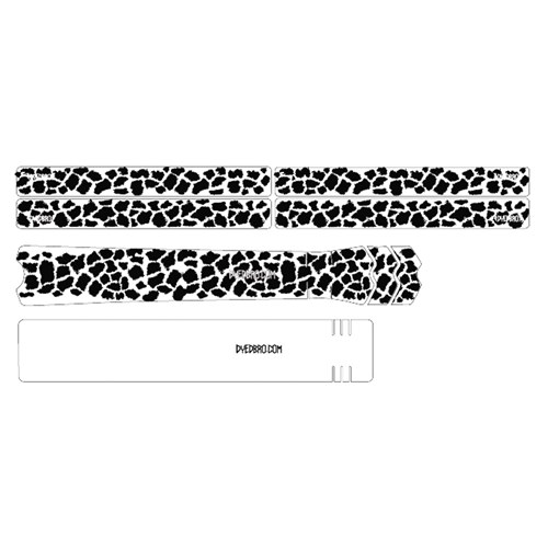 DYEDBRO FRAME PROTECTION WRAP K MACK ANIMAL PRINT BLACK