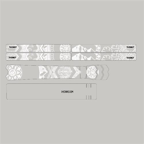 DYEDBRO FRAME PROTECTION WRAP MANDALA WHITE