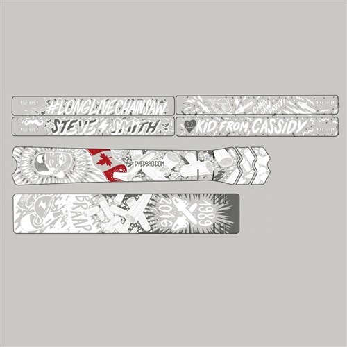 DYEDBRO FRAME PROTECTION WRAP CHAINSAW WHITE