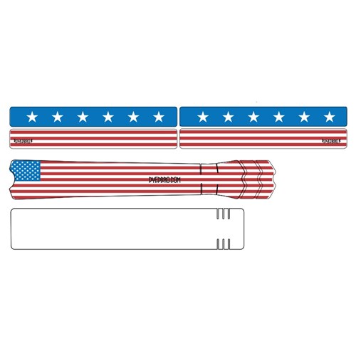 DYEDBRO FRAME PROTECTION WRAP AMERICAN FLAG COLOUR