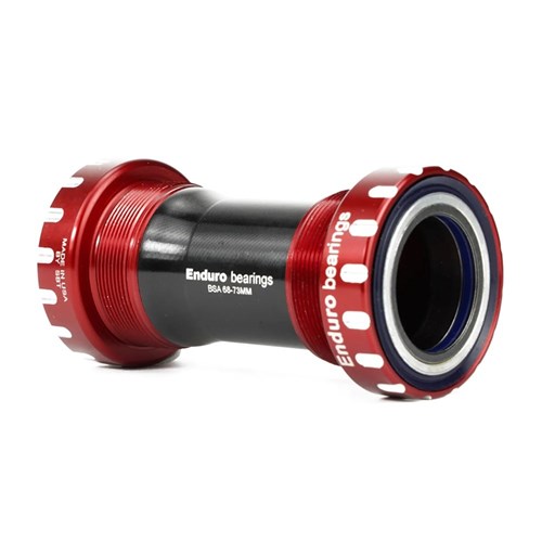 ENDURO BKC-0566 XD15 CERAMIC ANGULAR ITALIAN THREADED BB SHIMANO - RED