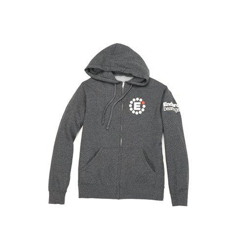 ENDURO SS-0001 ZIP HOODIE DARK GREY