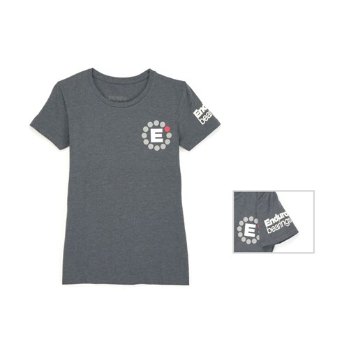 ENDURO TS-0001-W-XS TEE WNMS GREY HEATHER - XSM