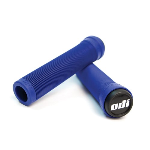 ODI BMX LONGNECK SL FLANGELESS BR BLUE SOFT COMPOUND Bicycle Grips
