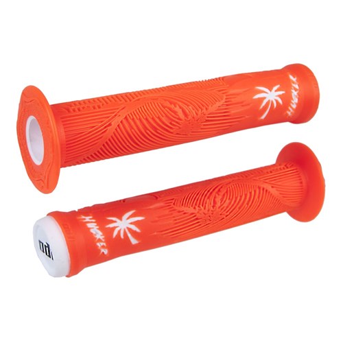 ODI BMX HUCKER DUAL PLY GRIP 160MM ORANGE/WHITE