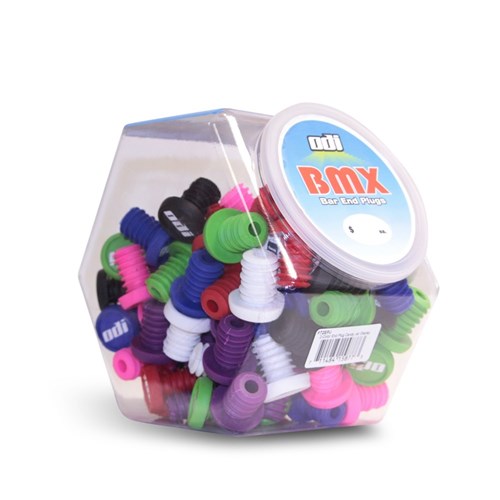 ODI SCOOTER CANDY JAR SMALL PUSH IN PLUGS 80 ASSORTED COLOURS