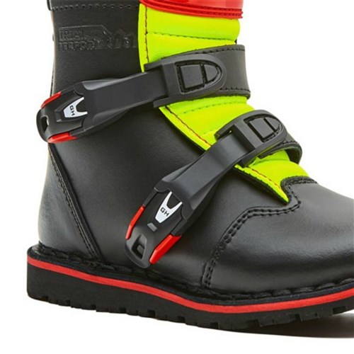FORMA ROCK YOUTH BOOT BLACK / RED / NEON FLO YELLOW