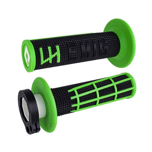 ODI MX V2 EMIG 2.0 LOCK ON GRIP BLACK/GREEN 2T / 4T