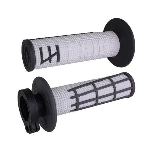 ODI MX V2 EMIG 2.0 LOCK ON GRIP WHITE/GRAPHITE 2T / 4T