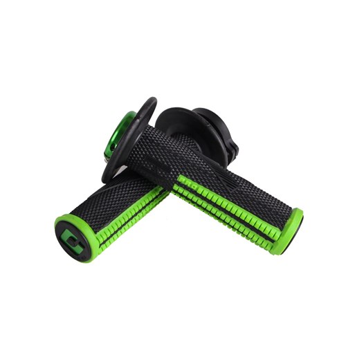 ODI MX V2 EMIG PRO LOCK ON GRIP BLACK / GREEN 2T / 4T