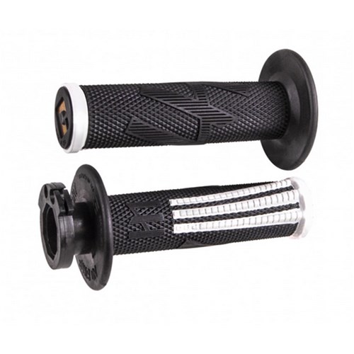 ODI MX V2 EMIG PRO LOCK ON GRIP BLACK / WHITE 2T / 4T