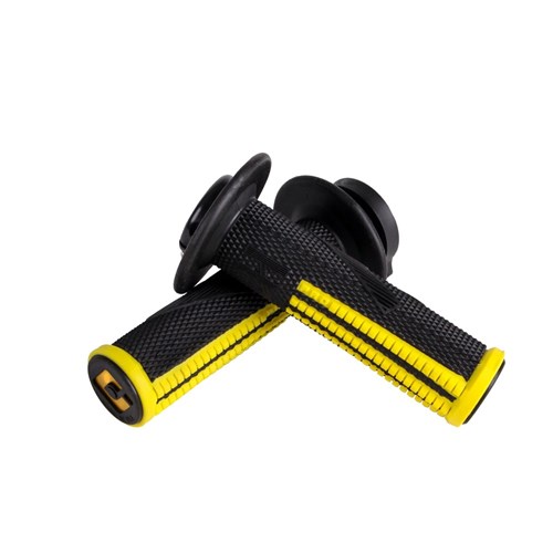 ODI MX V2 EMIG PRO LOCK ON GRIP BLACK / YELLOW 2T / 4T