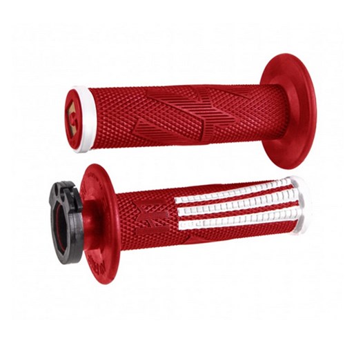 ODI MX V2 EMIG PRO LOCK ON GRIP RED/WHITE 2T / 4T