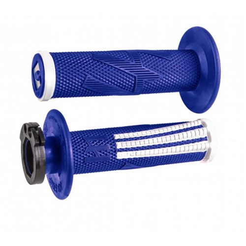 ODI MX V2 EMIG PRO LOCK ON GRIP BLUE/WHITE 2T / 4T