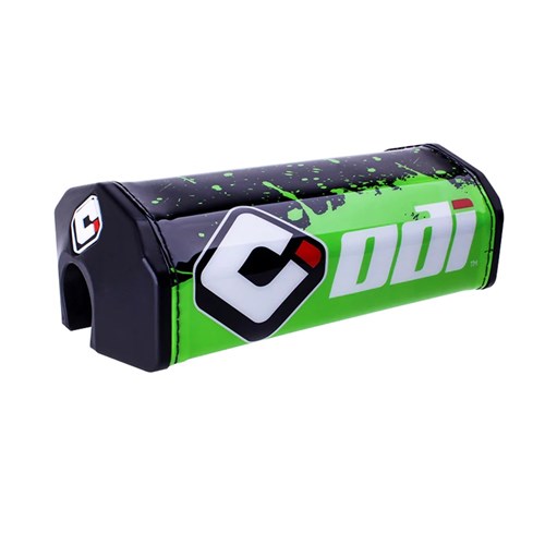 ODI MX HANDLEBAR BAR PAD OVERSIZED 195MM SPLATTER GREEN/BLACK