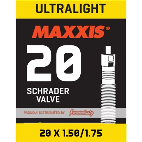 MAXXIS TUBE ULTRALIGHT 20 X 1.50/1.75 SCHRADER SV 32MM