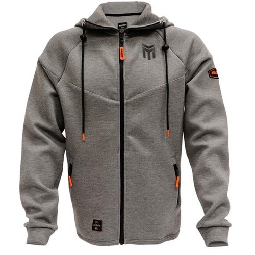 MAXXIS ZIP HOODIE PERFORMANCE GREY