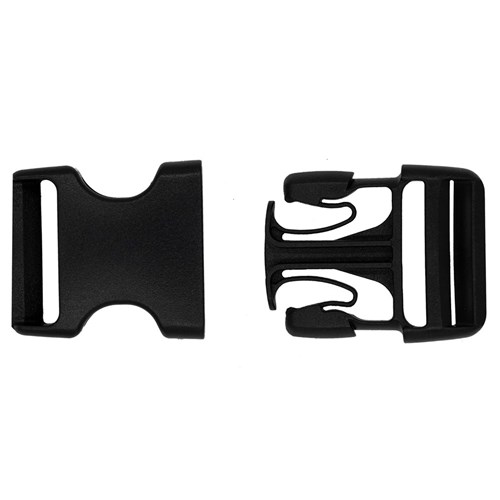 KIDS RIDE SHOTGUN SPARE PARTS NYLON RELEASE BUCKLE - BLACK