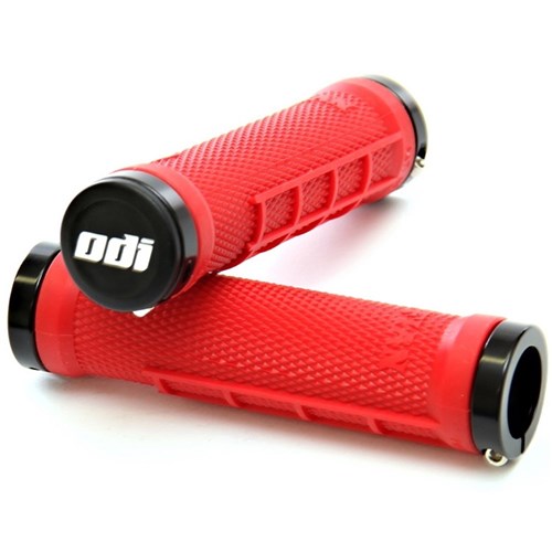 ODI PWC RUFFIAN MX LOCK ON GRIP RED/BLACK