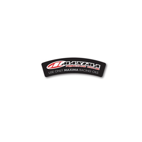 MAXIMA ENGINE DECAL CURVED 2.35