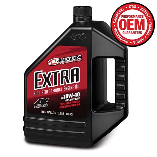 MAXIMA EXTRA 4T 10W40 100% SYNTHETIC 3.8L / 128OZ (BOX QTY 4)