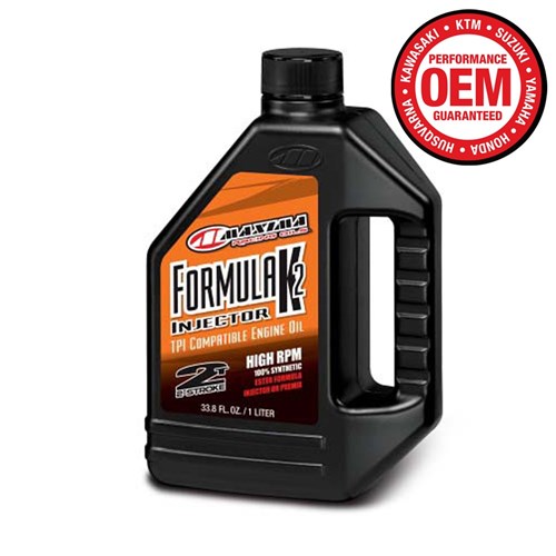 MAXIMA FORMULA K2 INJECTOR 2T 100% SYNTHETIC 1L / 34OZ (BOX QTY 12)