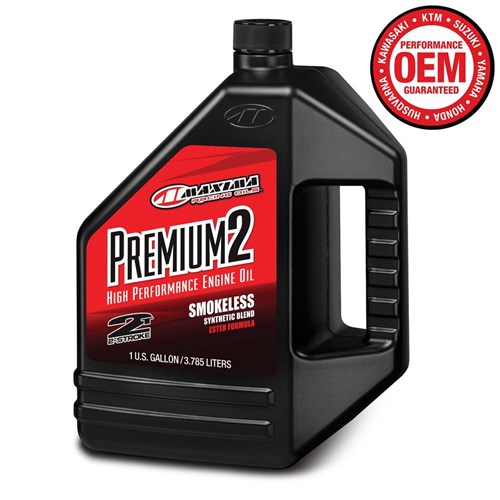 MAXIMA PREMIUM 2 SMOKELESS 2T INJECTOR / PREMIX 3.8L / 128OZ (BOX QTY 4)