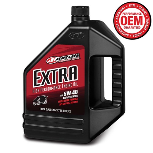 MAXIMA EXTRA 4T 5W40 100% SYNTHETIC 3.8L / 128OZ (BOX QTY 4)