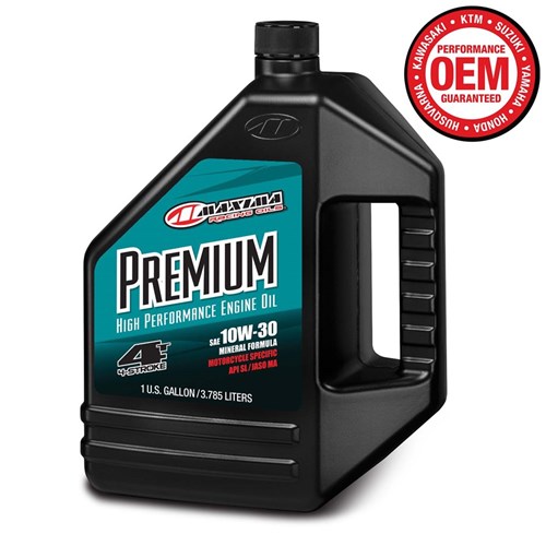 MAXIMA PREMIUM 4T 10W30 3.8L / 128OZ (BOX QTY 4)