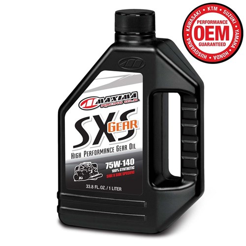 MAXIMA SXS SYNTHETIC GEAR OIL 75W140 1L / 34OZ (BOX QTY 12)