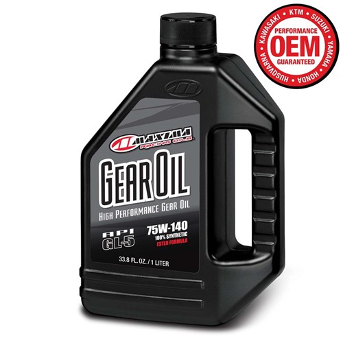 MAXIMA SYNTHETIC GEAR OIL 75W140 1L / 34OZ (BOX QTY 12)