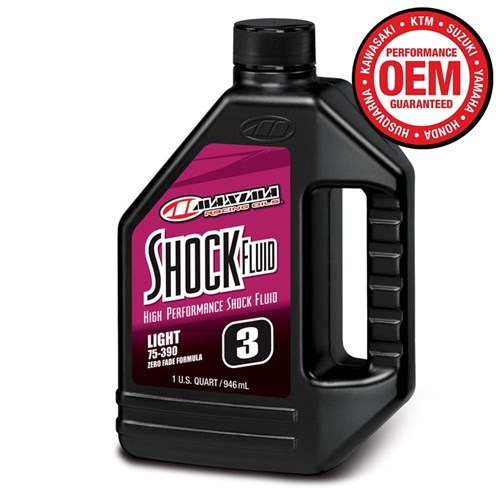 MAXIMA SHOCK FLUID 3WT LIGHT 1L / 34OZ (BOX QTY 12)