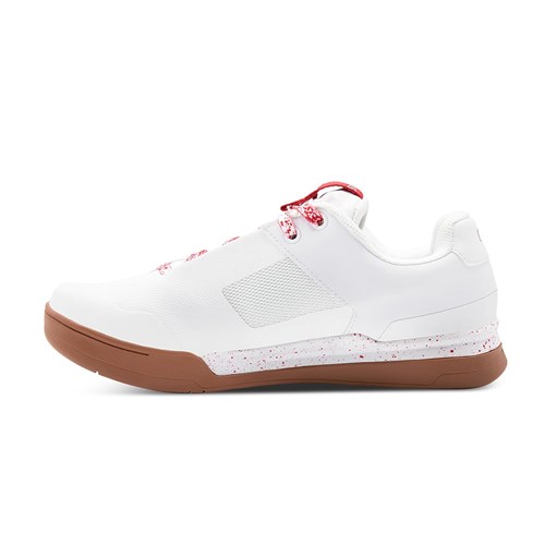 CB SHOES MALLET LACE WHITE / RED SPLATTER CLIPLESS
