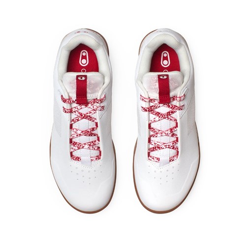 CB SHOES MALLET LACE WHITE / RED SPLATTER CLIPLESS