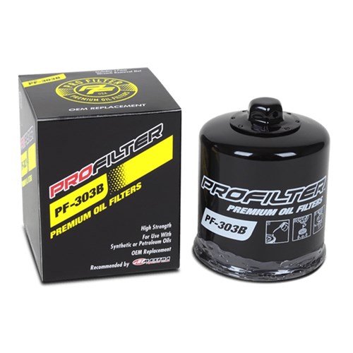 PROFILTER OIL FILTER BLACK HON CBR / VFR / KAW EX / ZX / YAM FZ / R / XJ / YZF