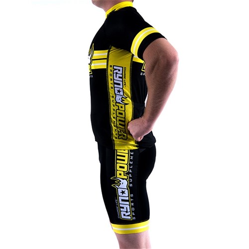 RYNO POWER CYCLE LYCRA SUIT BLACK LOGO