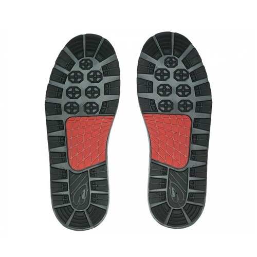 FORMA SPARE SOLE TRIAL BLACK / RED (PAIR)