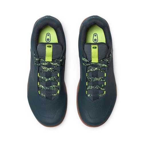 CB SHOES STAMP LACE PETROL / LIME SPLATTER