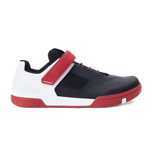 CB SHOES STAMP SPEEDLACE BLACK / RED/ WHITE FLAT