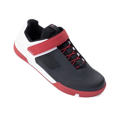 CB SHOES STAMP SPEEDLACE BLACK / RED/ WHITE FLAT