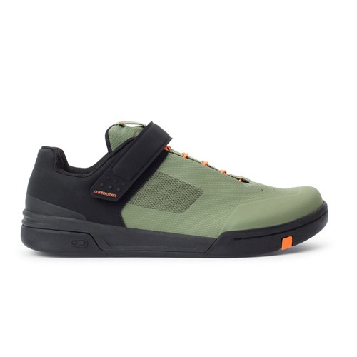 CB SHOES STAMP SPEEDLACE GREEN / ORANGE FLAT