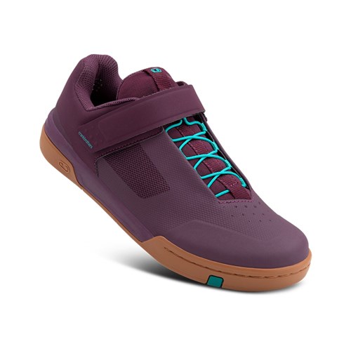 CB SHOES STAMP SPEEDLACE PURPLE / TEAL BLUE FLAT